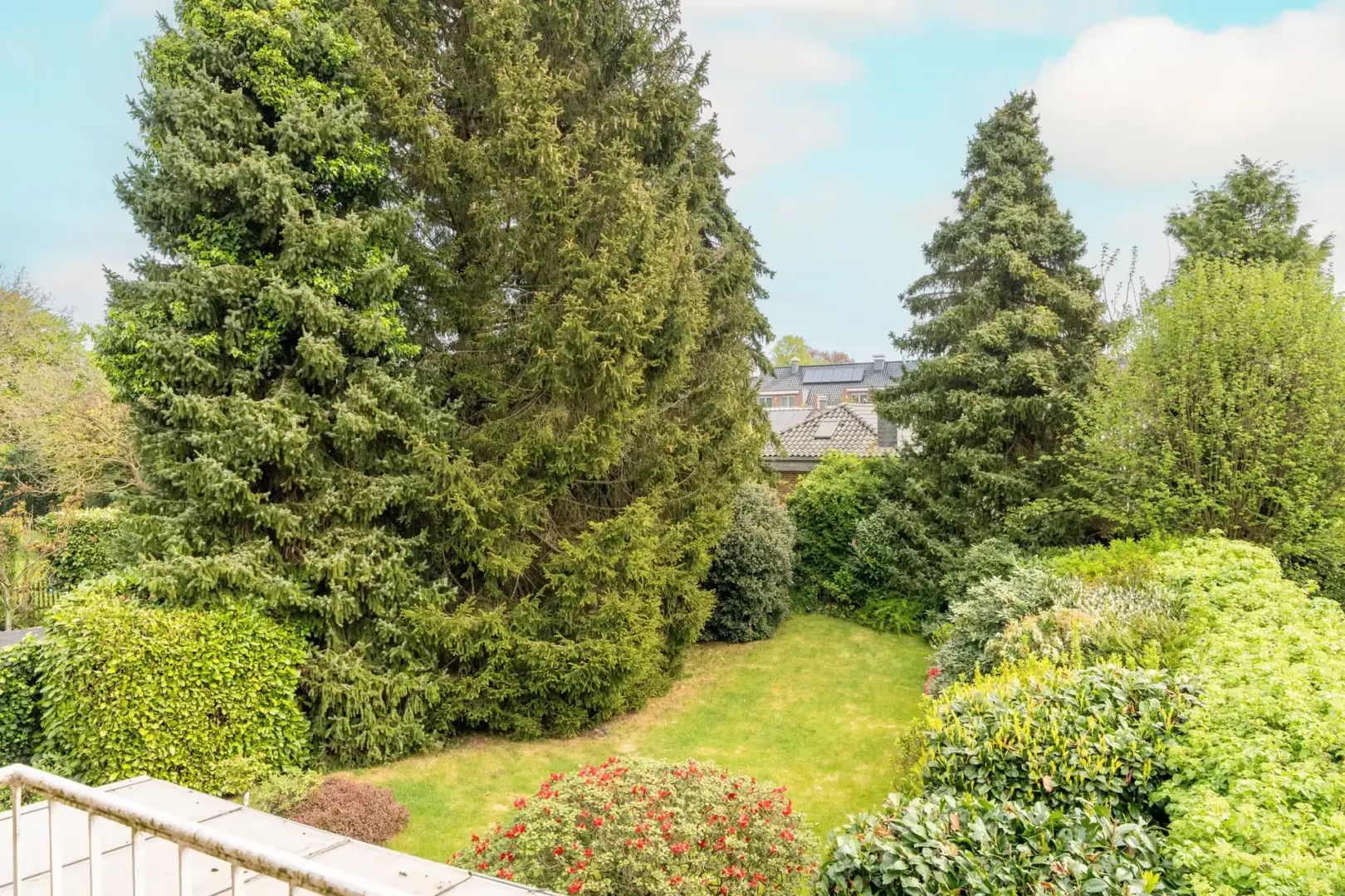 Blick vom Balkon