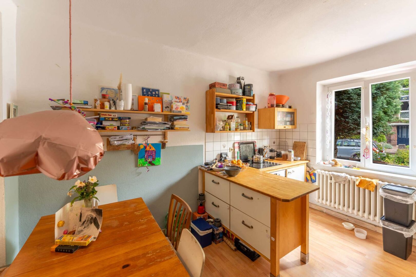 Küche mit offenen Essbereich