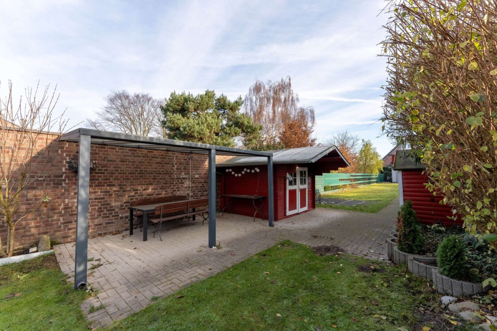 Überdachte Terrasse